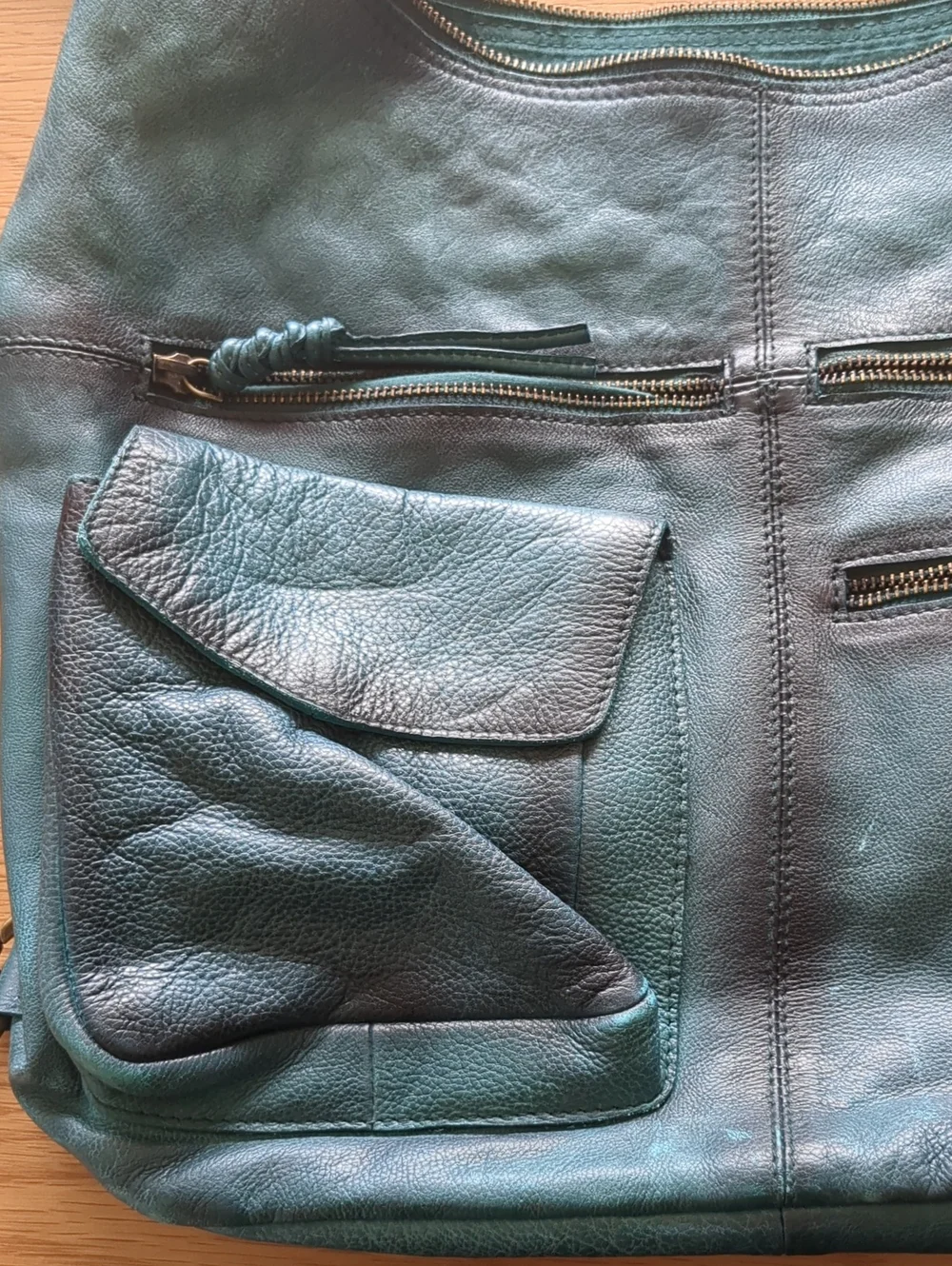 Free People Brixie Convertible Tote Backpack In Evergreen Color - Picture 5 of 12